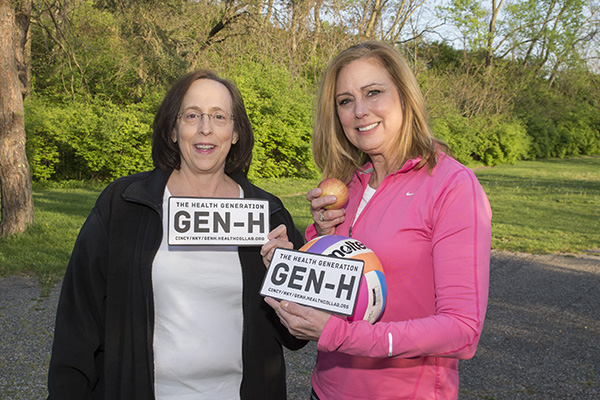 Lynne Saddler (left) and Laura Randall are two NKY health professionals involved with promoting Gen-H
