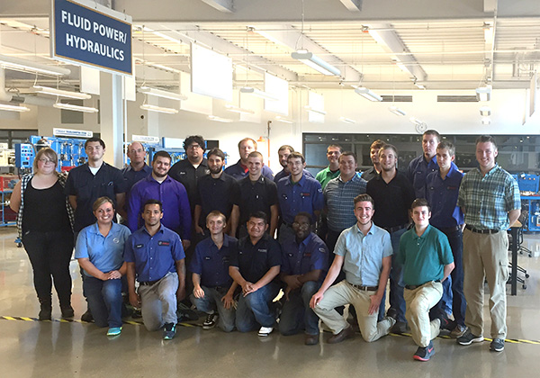 NKY students got a chance to see inside the Robert Bosch Automotive plant Oct. 14