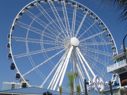 Levee owners the Price Group anticipate a 180-foot observation wheel resembling this one in Myrtle Beach