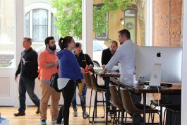 Beyond the Curb's spring tour was held in Covington's Mainstrasse neighborhood.