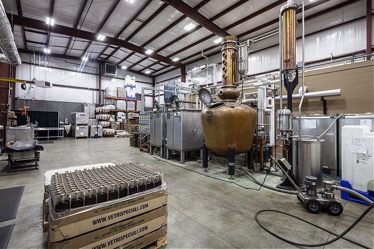 The distillery at Boone County Distilling.