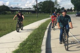 Tri-State Trails organized a series of slow rides in Newport as part of its ConnectNKY program.
