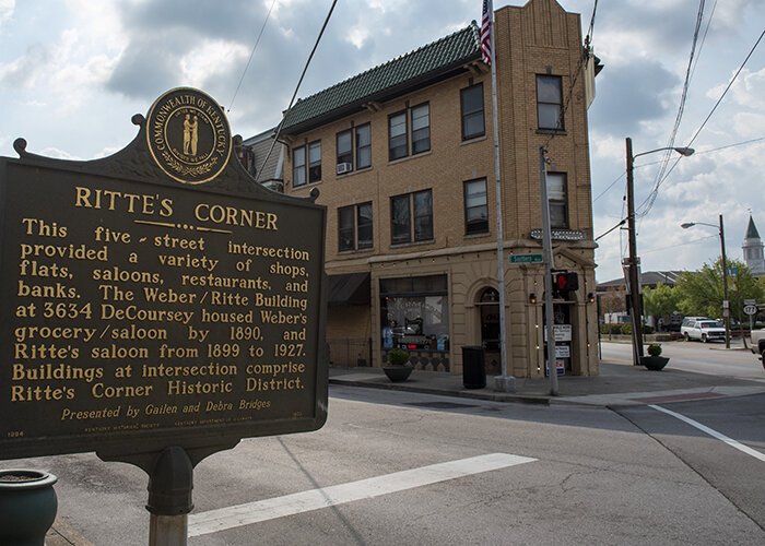 Ritte's Corner is a walkable, bikeable business district in Covington's Latonia neighborhood.