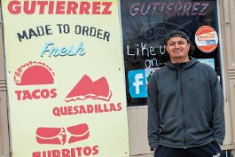 Sergio Gutierrez helps run Gutierrez Deli in Covington.