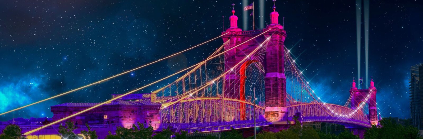 The Suspension Bridge will be lit up by an Erlanger-based company and set to music for Blink 2019.