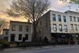 The former governor's home, left, will be transformed into a wine bar and restaurant.