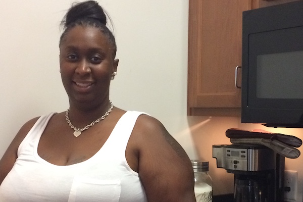 "Moving here has been the best thing for me," says Scholar House resident Teasa Johnson.