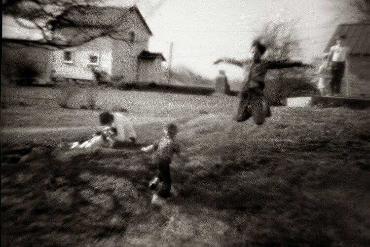 "Boys Flying," Amesville, Ohio, 1976