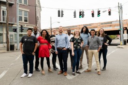 This year's presenters at the seventh annual Community Demo Day.